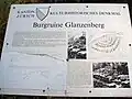 Ortsplan des mittelalterlichen Glanzenberg