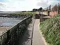 Mündung des Dighty Water in den Firth of Tay