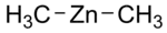 Strukturformel von Dimethylzink