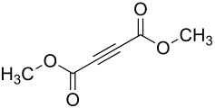 Struktur von Acetylendicarbonsäuredimethylester