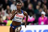 Dina Asher-Smith kam im Finale auf den fünften Platz