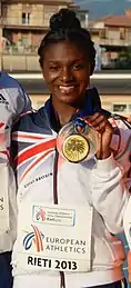 Europameisterin Dina Asher-Smith