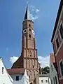 Turm von Westen