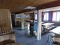 Esszimmer der Muttseehütte.