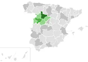 Karte der Kirchenprovinz {{{Kirchenprovinz}}}