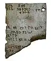 Das Fragment des Ruffenhofener Militärdiploms.