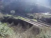Verzweigung der Strecken nach San Giovanni in Fiore und Catanzaro bei Pedace