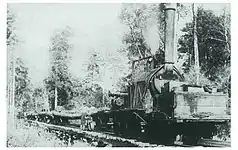 Bisher unidentifizierte Dispatch-Lokomotive