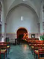 Blick ins Kirchenschiff nach Westen
