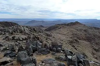 Blick vom Tizi n'Tazazert nach Südwesten