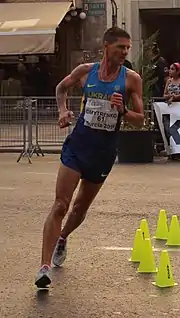 Rusla Dmytrenko erreichte als 21. das Ziel