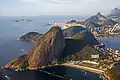 Zuckerhut, Morro da Urca und andere Intrusionen in der Guanabara-Bucht von Rio de Janeiro