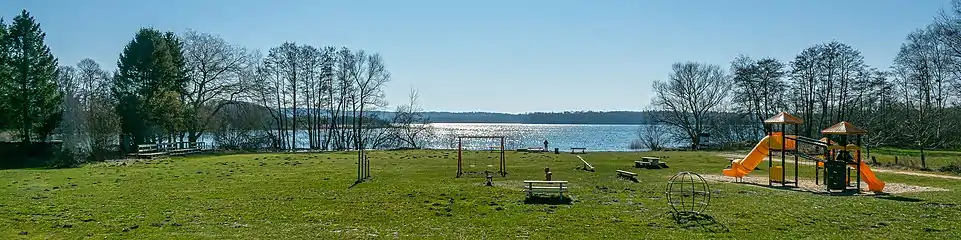 Dobersdorfer See, Badestelle in Tökendorf