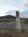Meilenstein bei Dobroměřice (Tschechische Republik)