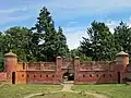 Zwischenmauer an der Bastion Drache