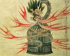 Mitsushige:Aus Dōjō-ji engi emaki