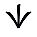 v (🡣)