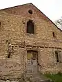 Opukamauerwerk, Bauernhaus in Doksany / Nordböhmen