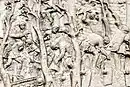 Römische Legionäre im Gebrauch der Dolabra als Axt