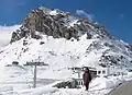 Sasso-Becce-Felsen am Pordoipass