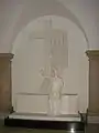 Erhalten gebliebene Skulptur, Osterengel am Grabe