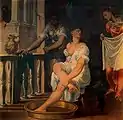 Batseba beim Baden (Uffizien)