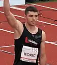Dominik Kopeć – ausgeschieden als Sechster des zweiten Halbfinals