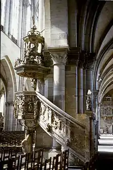 Spätrenaissance-Kanzel aus Alabastervon Christoph Kapup