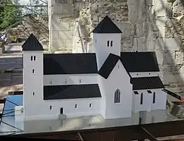 Ansicht von Süden (Modell)