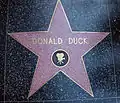 Stern Donald Ducks auf dem Hollywood Walk of Fame in Los Angeles