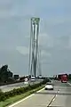 Pylon der Donaubrücke Deggenau