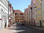 Reichsstraße Richtung Rathaus
