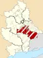 Rajon Donezk in der Ukraine