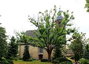 Nordseite der Kirche