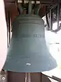 Große Glocke mit der Inschrift "Soli Deo Gloria"
