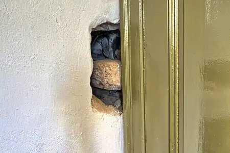 Balkenriegel zum Sichern der Tür von Innen
