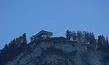 Bergstation der Kar­ren­seil­bahn in Dornbirn, Vorarlberg, Österreich