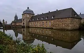 Ansicht der Vorburg von Nordosten