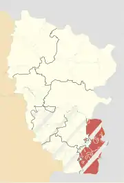 Rajonsgebiet ab Juli 2020