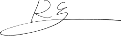 Unterschrift von Ryūta Kawashima