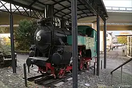 Lok 2 (II), die Bergungslokomotive des Unfalls 1958.