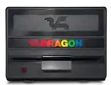 Dragon-Diskettenlaufwerk in Frontansicht