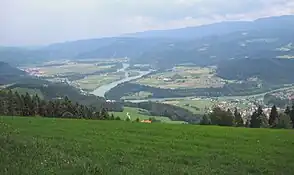 Drautal bei Muta (Slowenien)