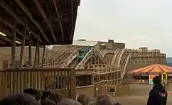 Die wiederaufgebaute Scenic Railway im Oktober 2015.