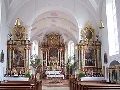 Saalkirche: Hl. Dreifaltigkeit, Moosthenning