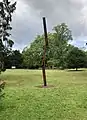 Dreiteilige Vertikale 2014, seit 2019 im Lantz’schen Park, Düsseldorf-Lohausen