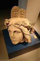 Kopf des ehemaligen Germania-Denkmals in Dresden