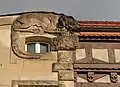 Detail am Dachgiebel