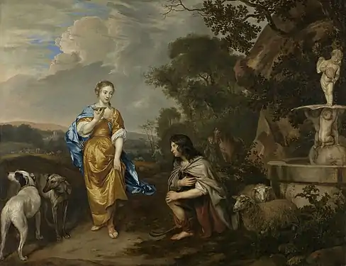 Doppelporträt eines jungen Paares als Granida und Daifilo, 1640–1670 (Rijksmuseum, Amsterdam)
