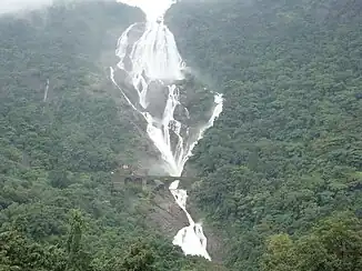 Dudhsagar-Wasserfälle (3. Oktober 2009)